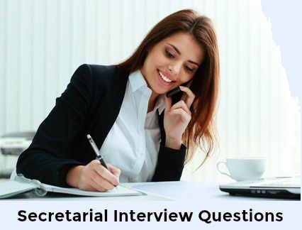 13 preguntas comunes de la entrevista de secretaria