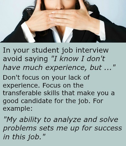 Cómo manejar su inexperiencia en una entrevista de trabajo para estudiantes: respuesta de ejemplo