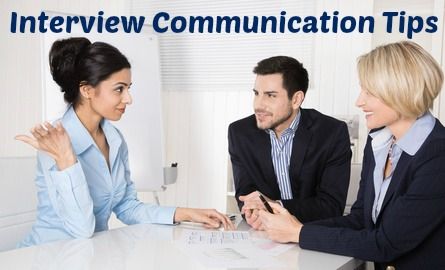 Consejos de comunicación para entrevistas de trabajo
