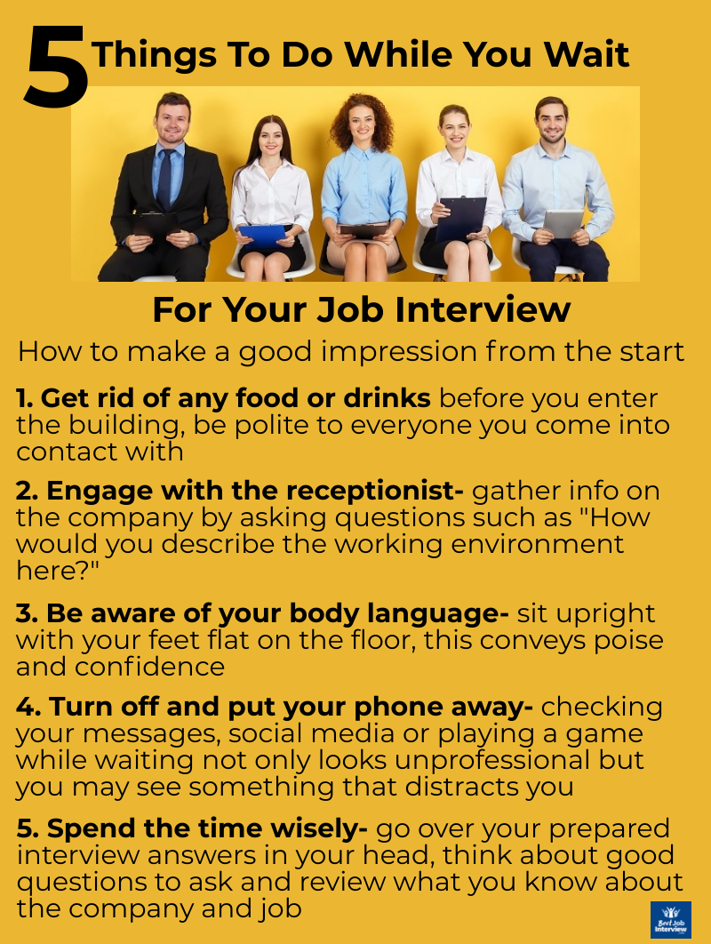 5 cosas que debes hacer mientras esperas tu entrevista de trabajo