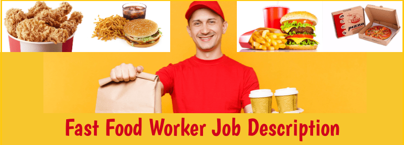 Descripción del puesto de trabajador de comida rápida