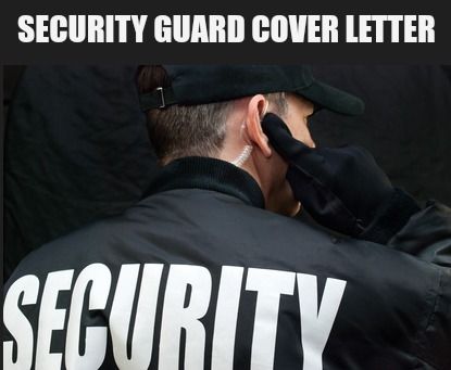 Ejemplo de carta de presentación de guardia de seguridad