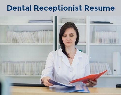 ejemplo de currículum de recepcionista dental