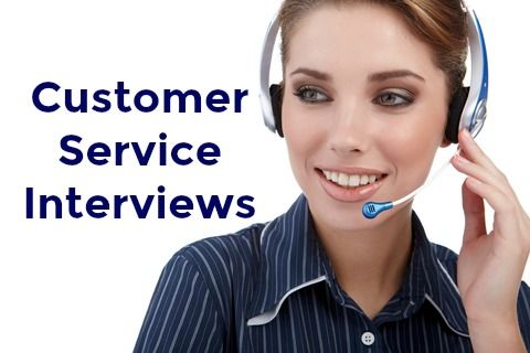 La entrevista de trabajo de servicio al cliente