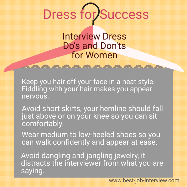 Consejos de vestimenta para entrevistas enumerados para asistentes ejecutivos