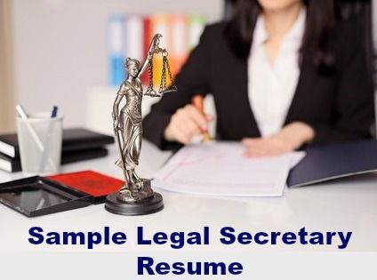 muestra de currículum de secretaria legal